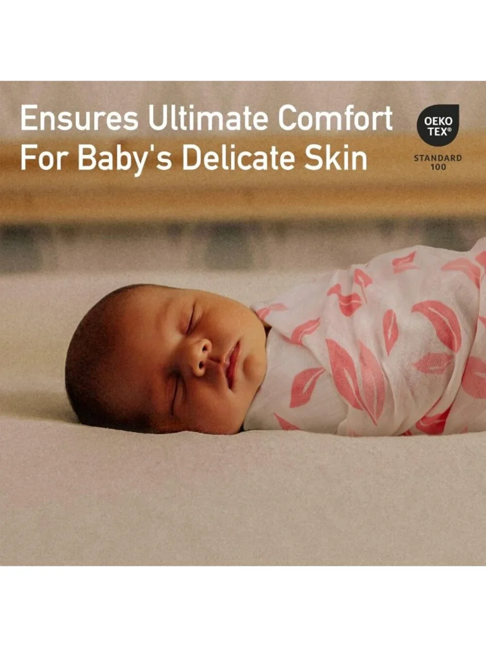 Soft Cotton Muslin Swaddle Blankets 4-Pack | Large 35